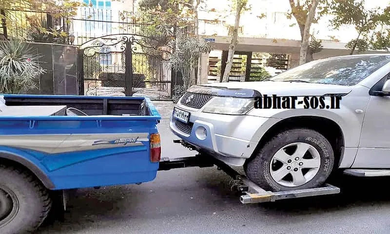 یدک کش ابهر - نیسان چرخگیر